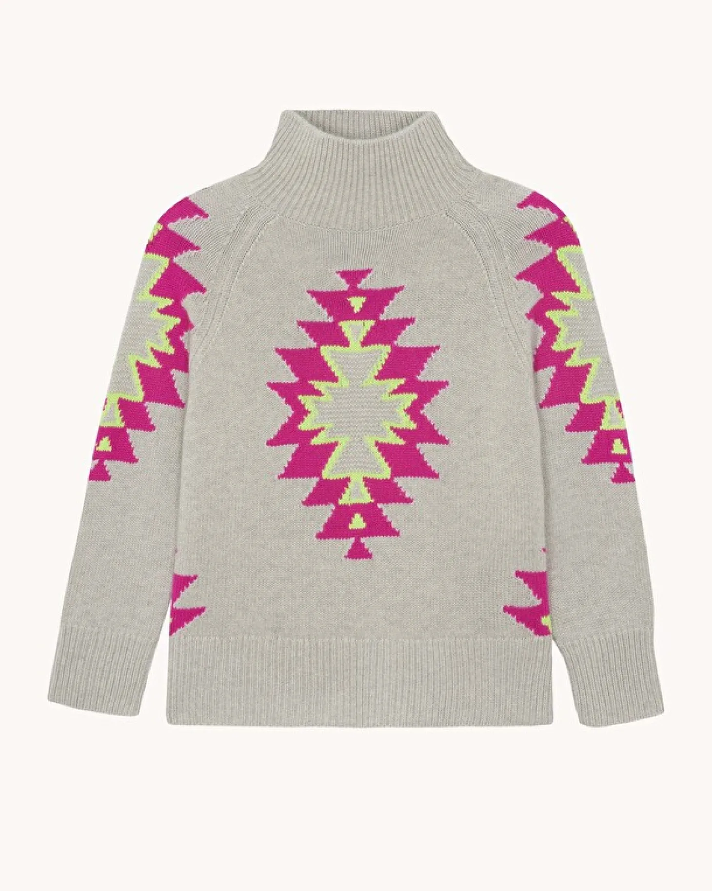 Pull Cachemire Oversize Col Cheminee, 8 Fils