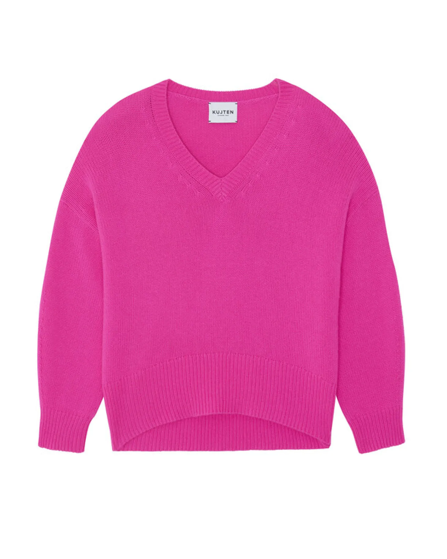 Pull Cachemire Oversize Col V Femme