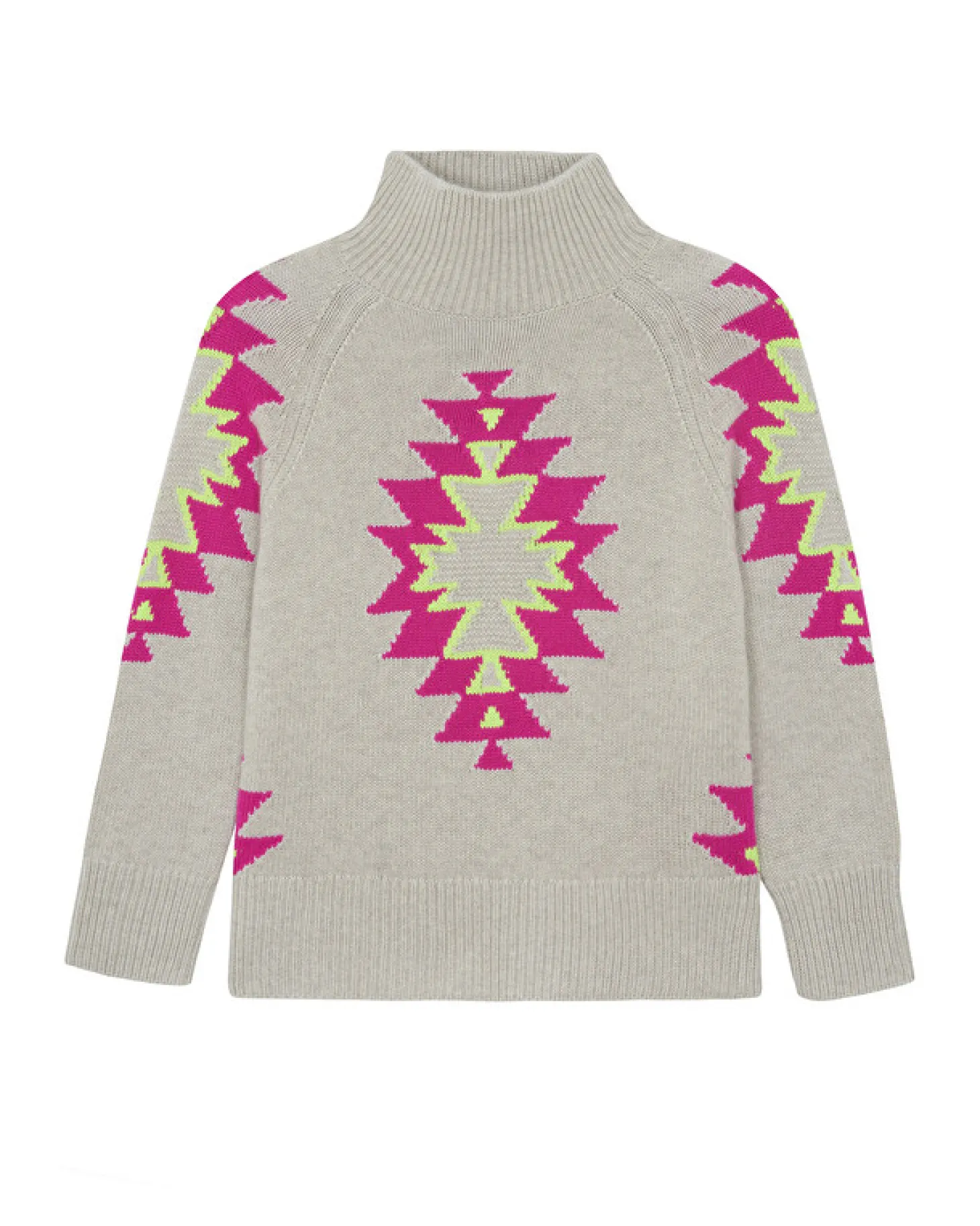 Pull Cachemire Oversize Col Cheminee, 8 Fils