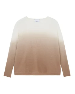 Pull Cachemire Oversize Dip Dye, 2 Fils