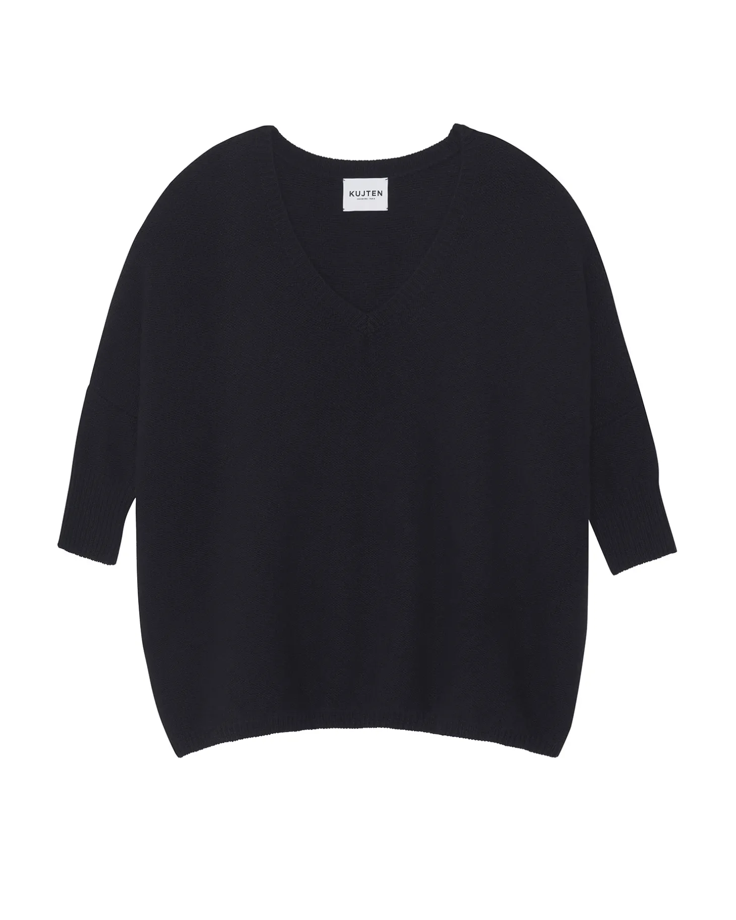 Pull Cachemire Oversize Manches 3/4