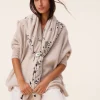 Pull Cachemire Oversize Manches 3/4, 6 Fils