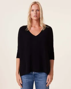 Pull Cachemire Oversize Manches 3/4