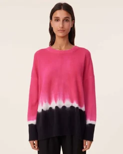 Pull Cachemire Oversize Tie & Dye, 4 Fils