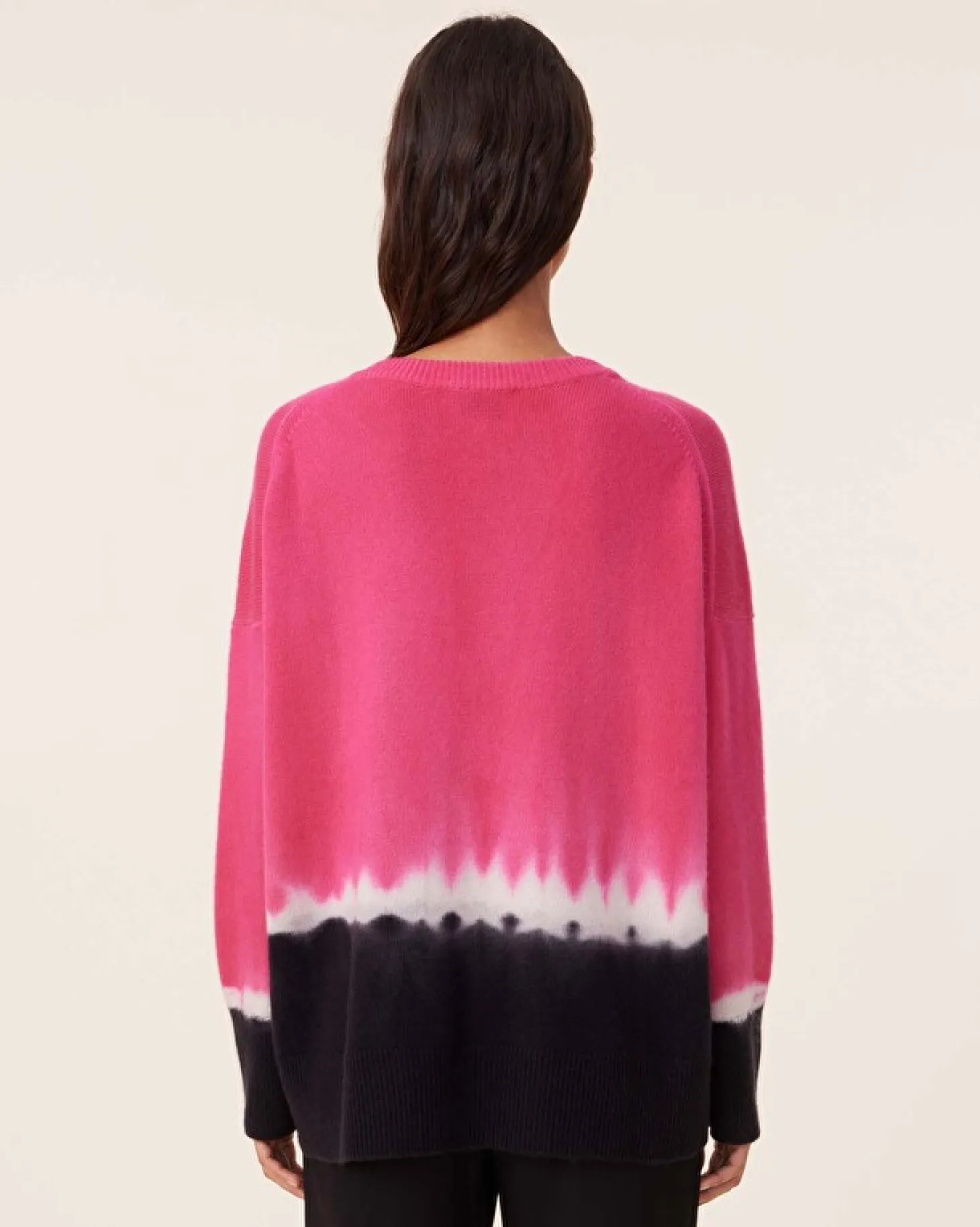 Pull Cachemire Oversize Tie & Dye, 4 Fils