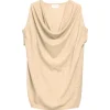 Pull Cachemire Sans Manches Col Benitier