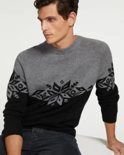 Pull Cachemire Ski Col Rond