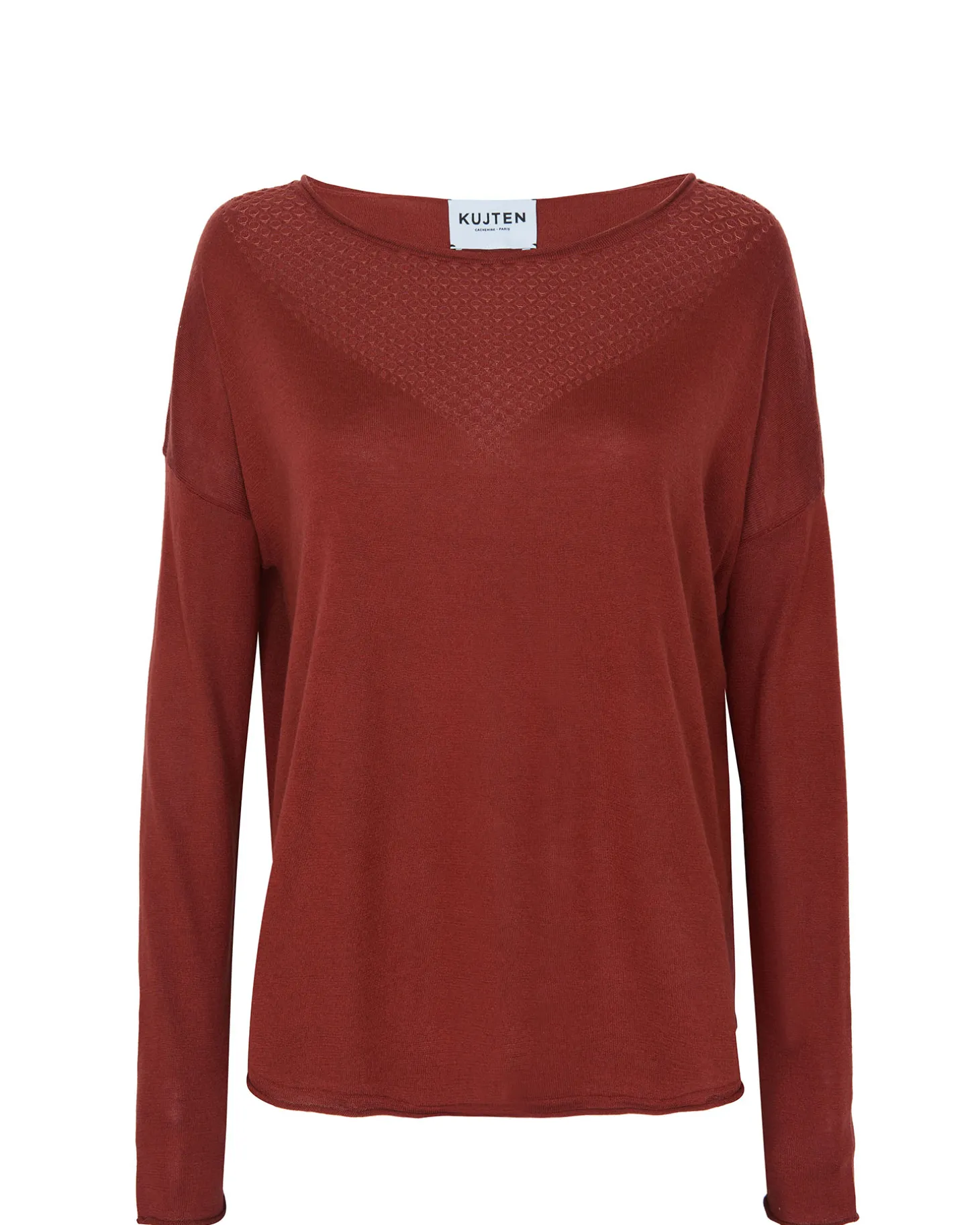 Pull Cachemire Soie Femme Col Rond