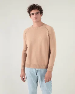 Pull Cachemire Uni Detail Raglan