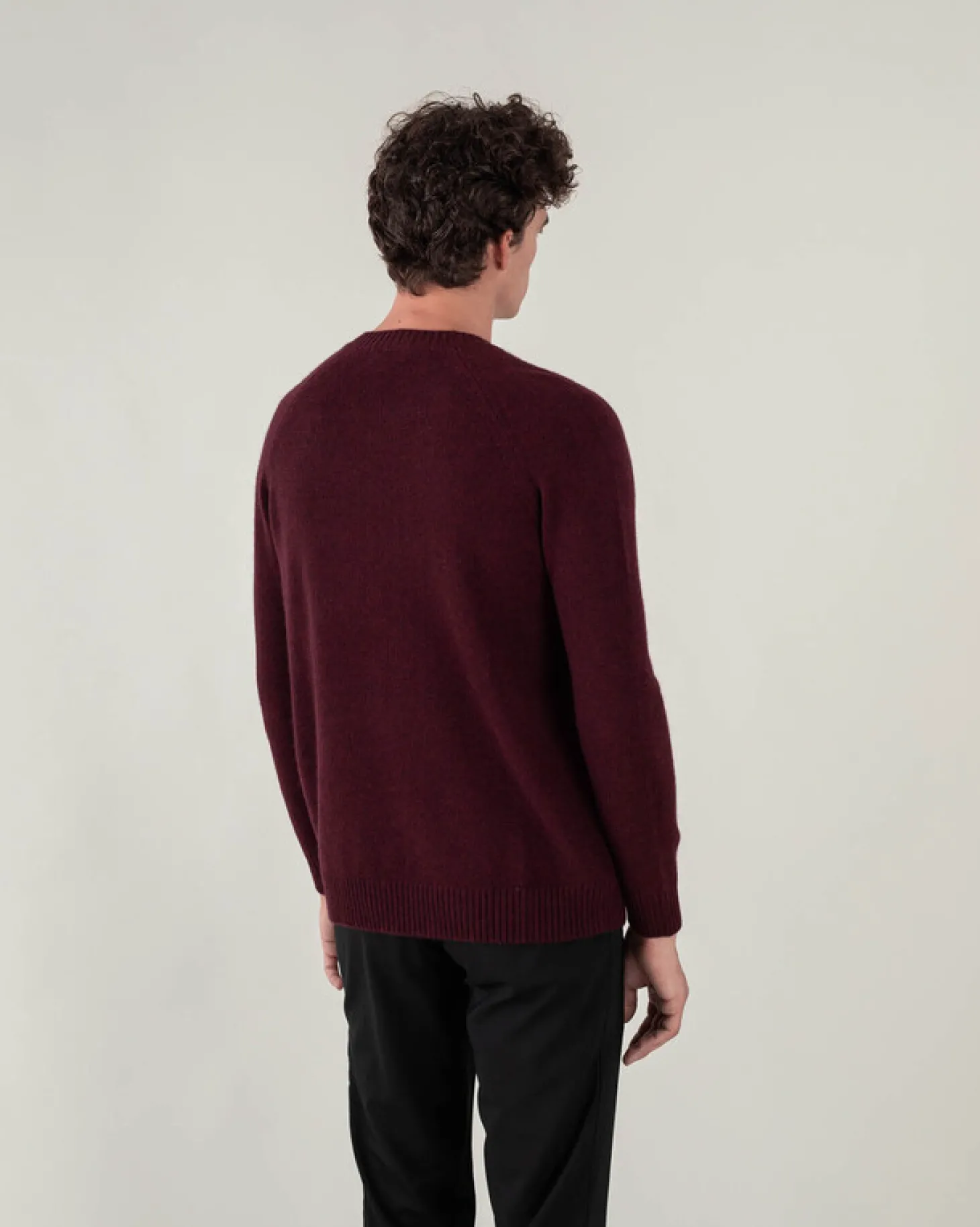 Pull Cachemire Uni Manches Raglan