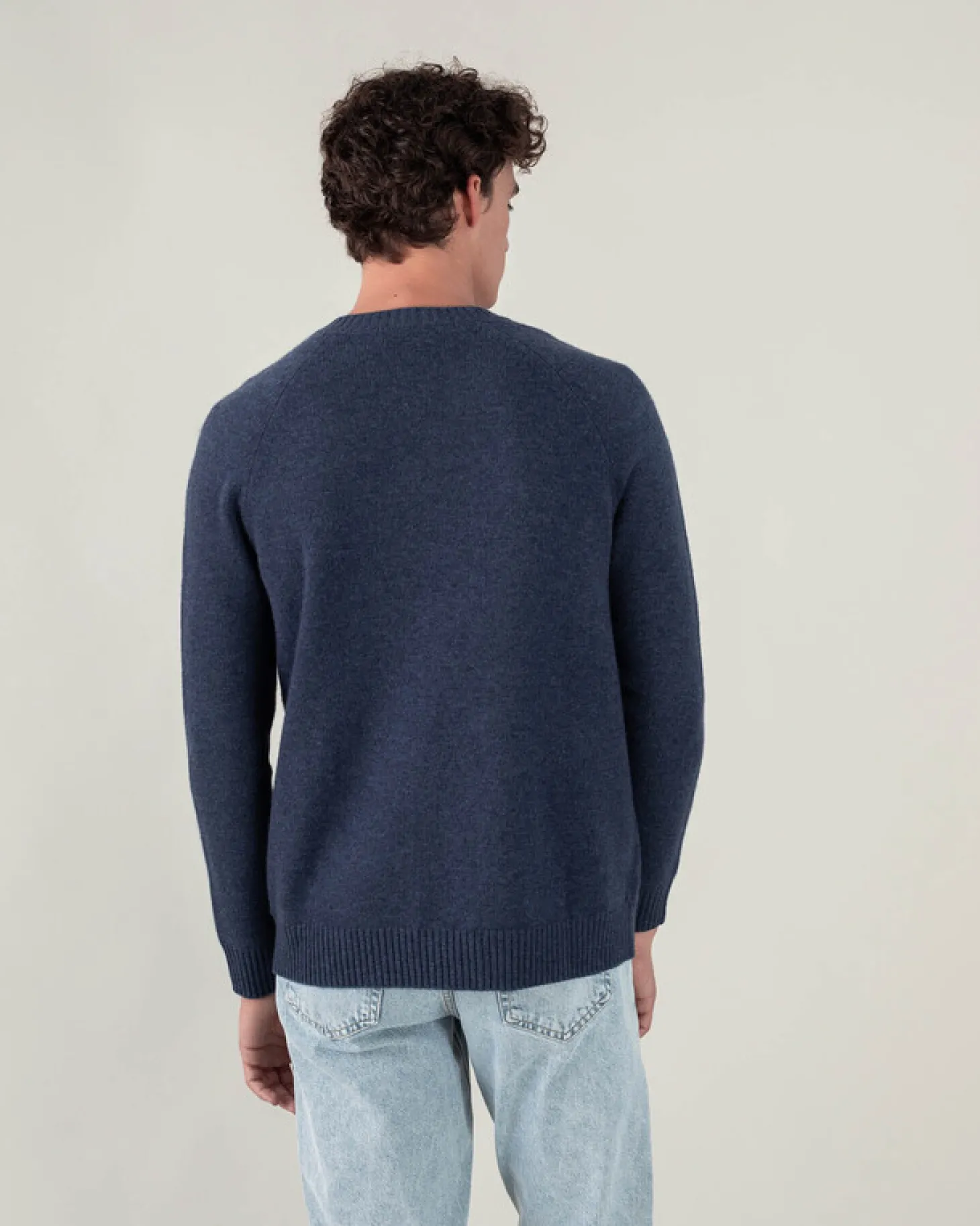 Pull Cachemire Uni Manches Raglan