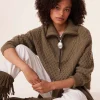 Pull Col Camioneur Cachemire Torsade, 6 Fils