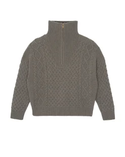 Pull Col Camioneur Cachemire Torsade, 6 Fils