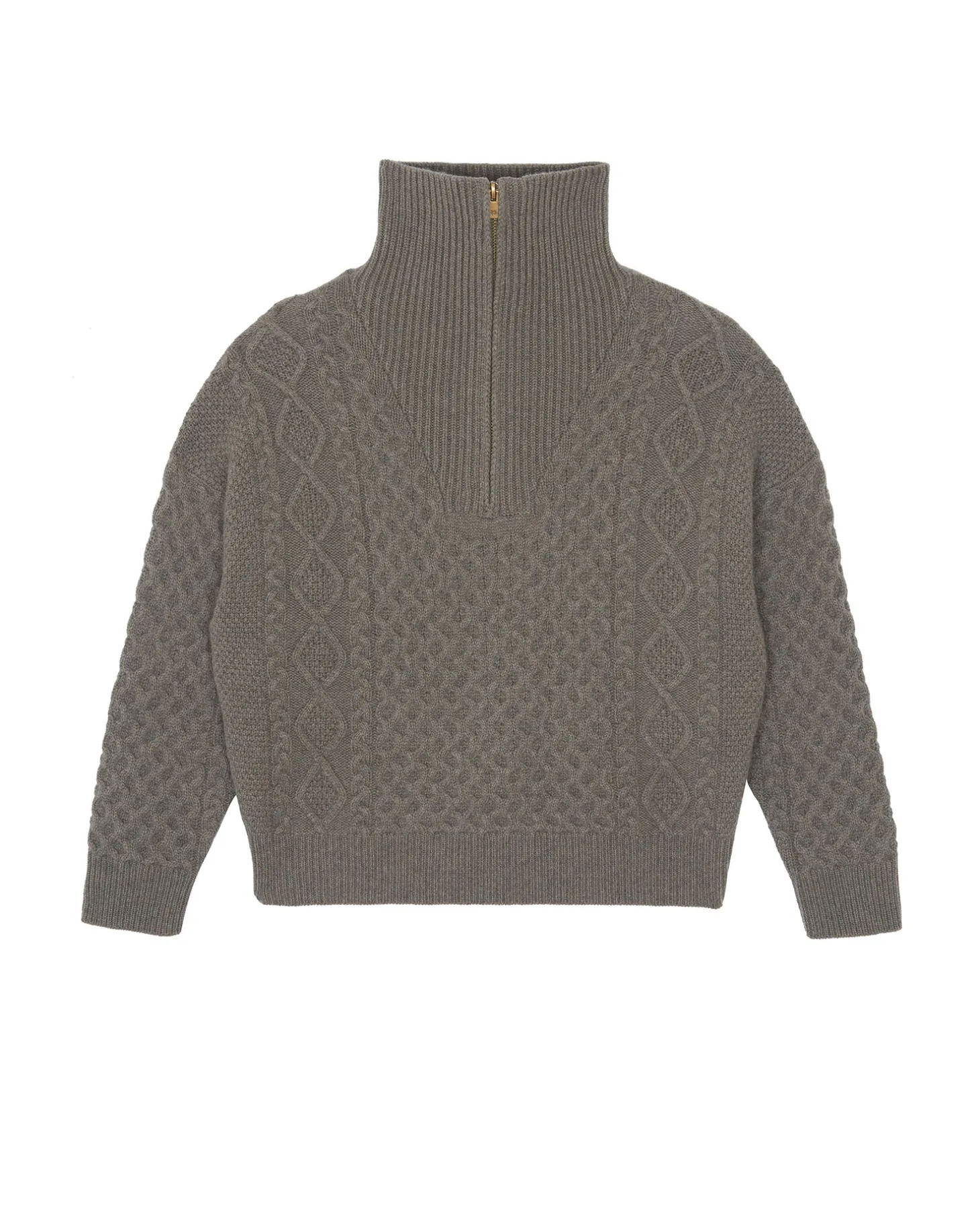 Pull Col Camioneur Cachemire Torsade, 6 Fils