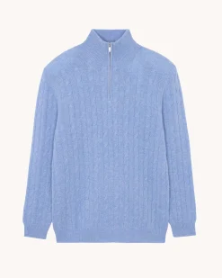 Pull Col Camioneur Cachemire Torsade, 4 Fils