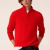 Pull Col Camioneur Cachemire Torsade, 4 Fils