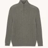 Pull Col Camioneur Cachemire Torsade, 4 Fils