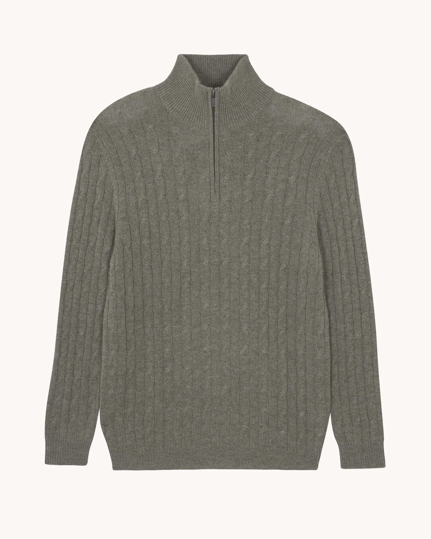 Pull Col Camioneur Cachemire Torsade, 4 Fils