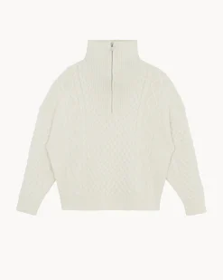 Pull Col Camioneur Cachemire Torsade, 6 Fils