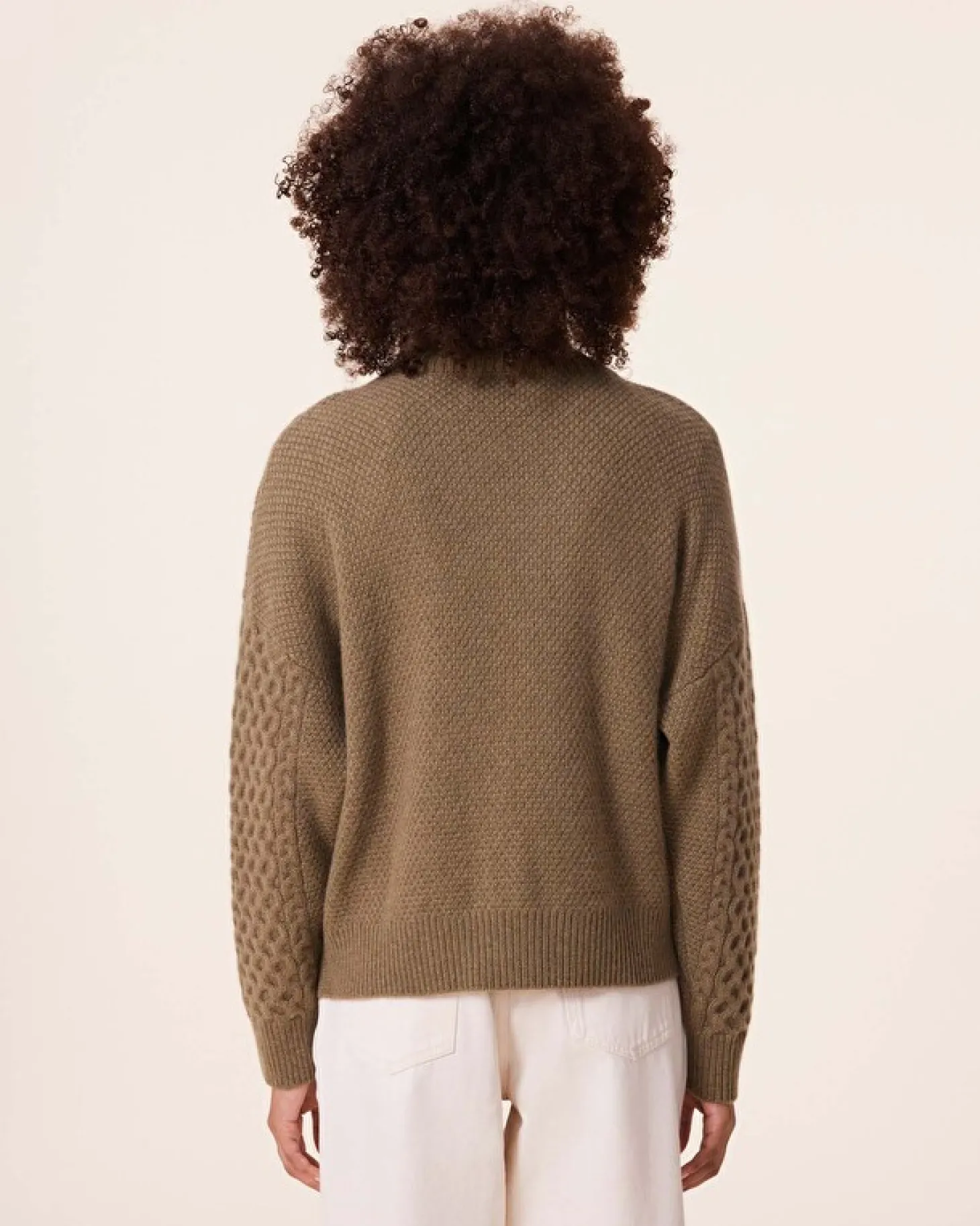 Pull Col Camioneur Cachemire Torsade, 6 Fils
