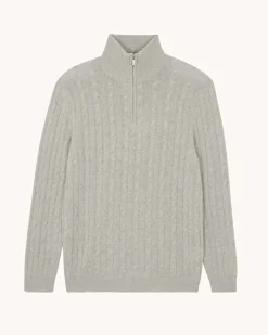 Pull Col Camioneur Cachemire Torsade, 4 Fils