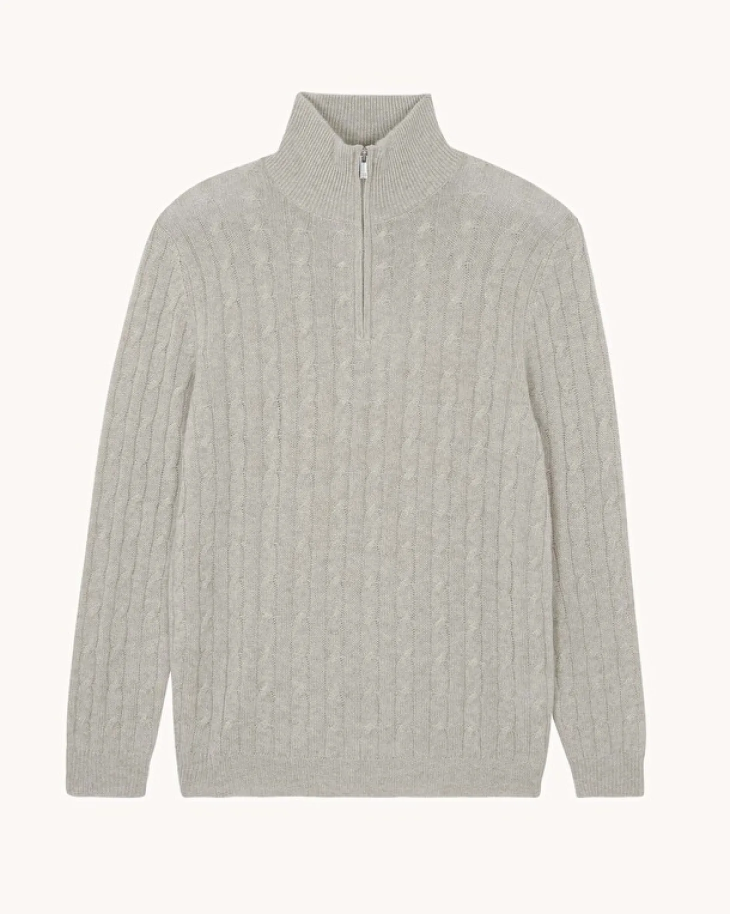 Pull Col Camioneur Cachemire Torsade, 4 Fils