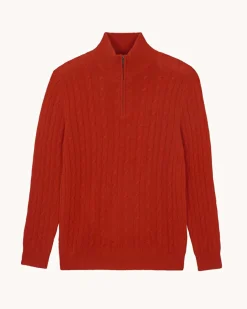 Pull Col Camioneur Cachemire Torsade, 4 Fils
