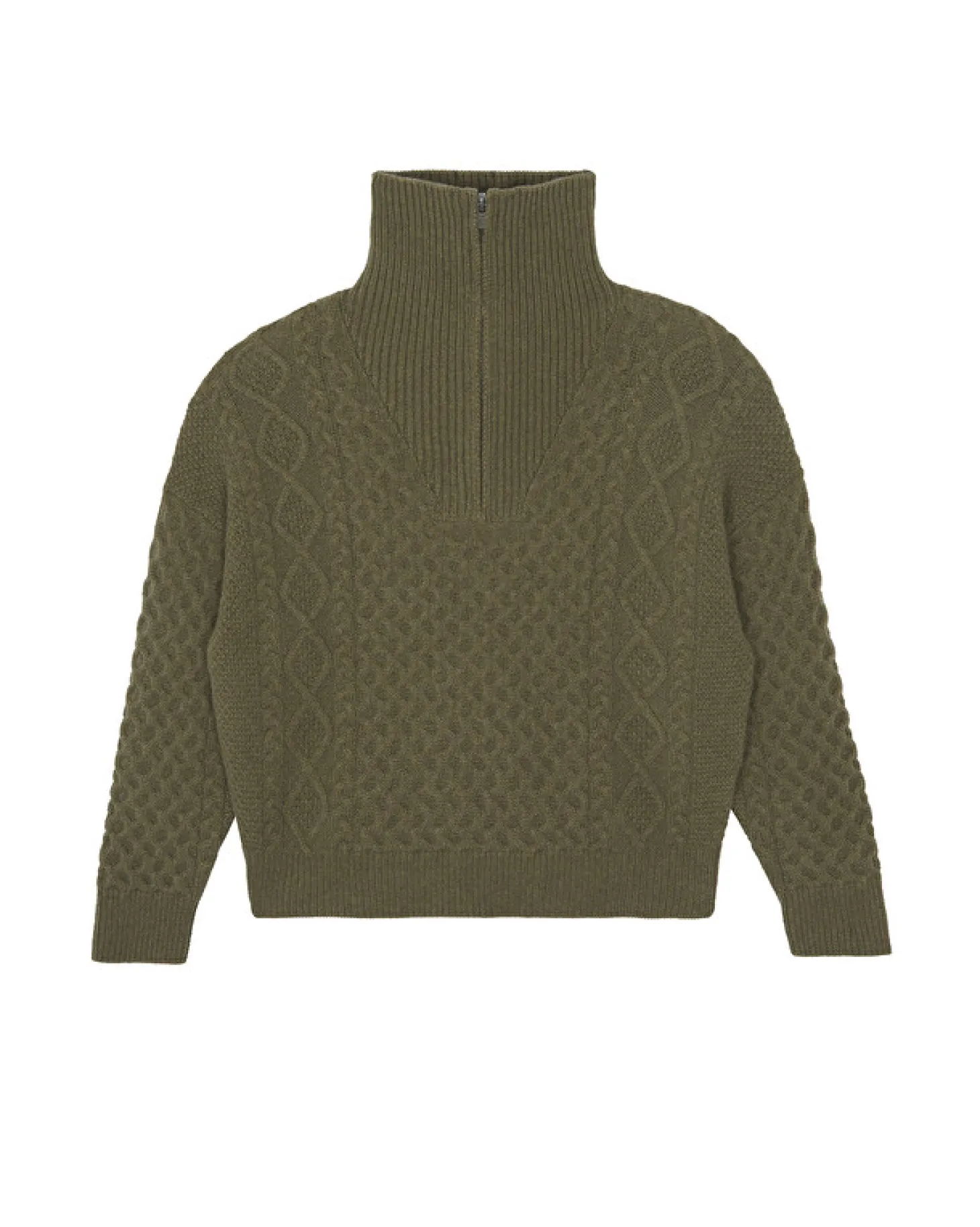 Pull Col Camioneur Cachemire Torsade, 6 Fils
