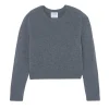 Pull Col Rond A Manches Longues En Cachemire, Jersey 6 Fils