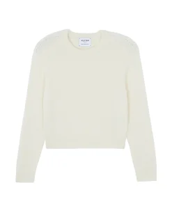 Pull Col Rond A Manches Longues En Cachemire, Jersey 6 Fils