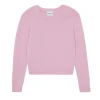 Pull Col Rond A Manches Longues En Cachemire, Jersey 6 Fils
