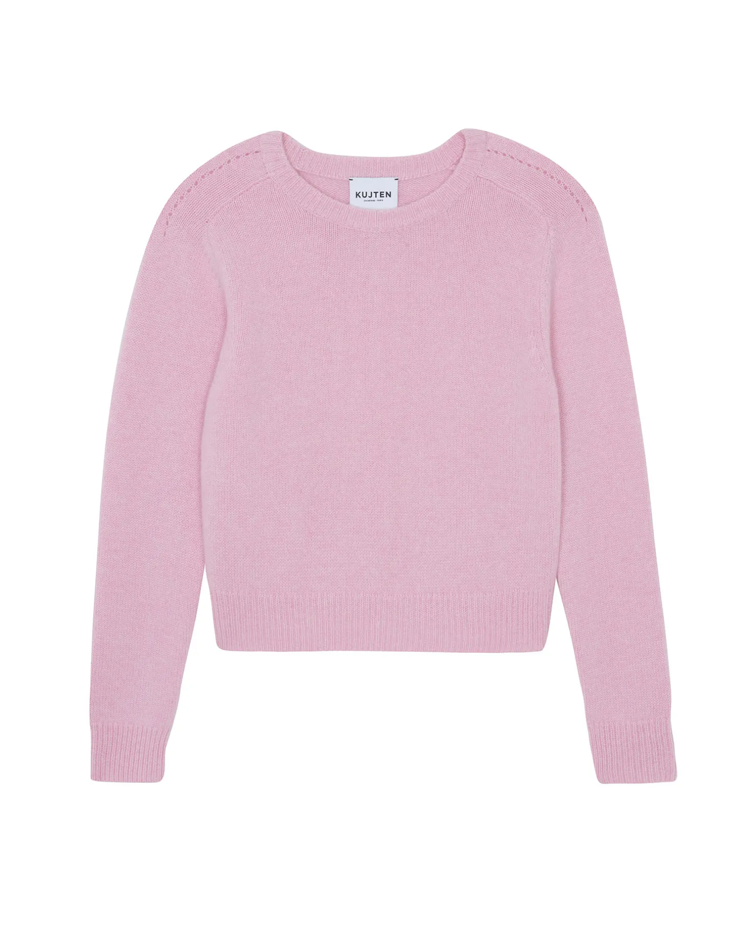 Pull Col Rond A Manches Longues En Cachemire, Jersey 6 Fils