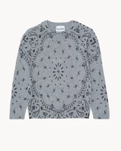 Pull Col Rond Bandana Cachemire