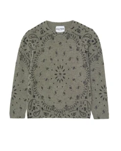 Pull Col Rond Bandana Cachemire
