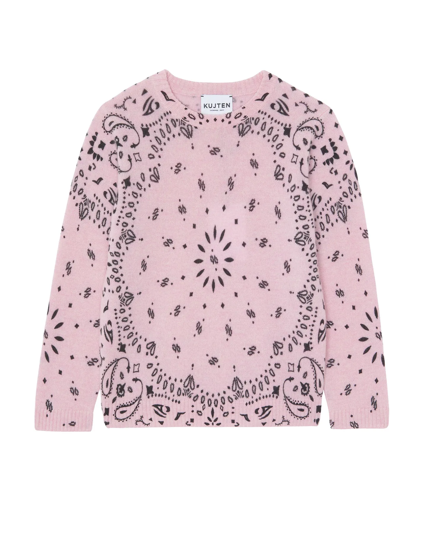 Pull Col Rond Bandana Cachemire