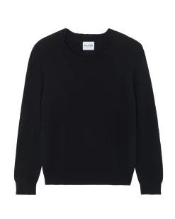 Pull Col Rond Bord Vif Manches Longues