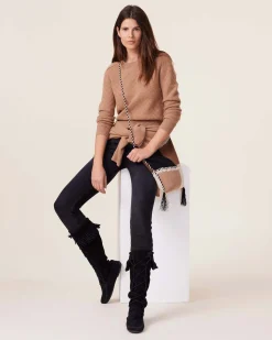 Pull Col Rond Cachemire, 4 Fils