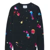 Pull Col Rond Cachemire Imprime