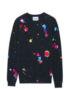 Pull Col Rond Cachemire Imprime