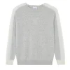 Pull Col Rond Colorblock Cachemire