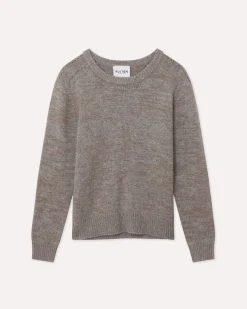 Pull Col Rond Femme Manches Longues