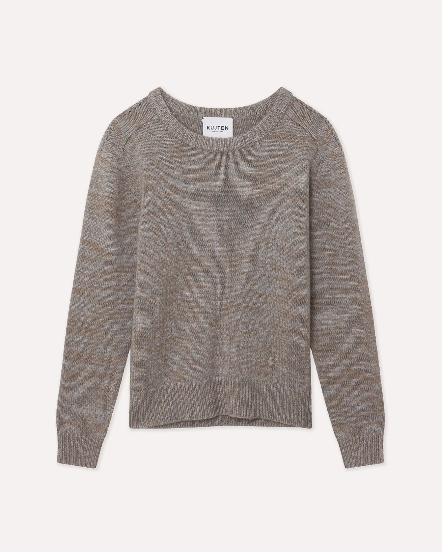 Pull Col Rond Femme Manches Longues