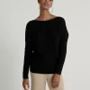 Pull Col Rond Femme Manches Longues