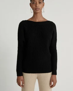 Pull Col Rond Femme Manches Longues