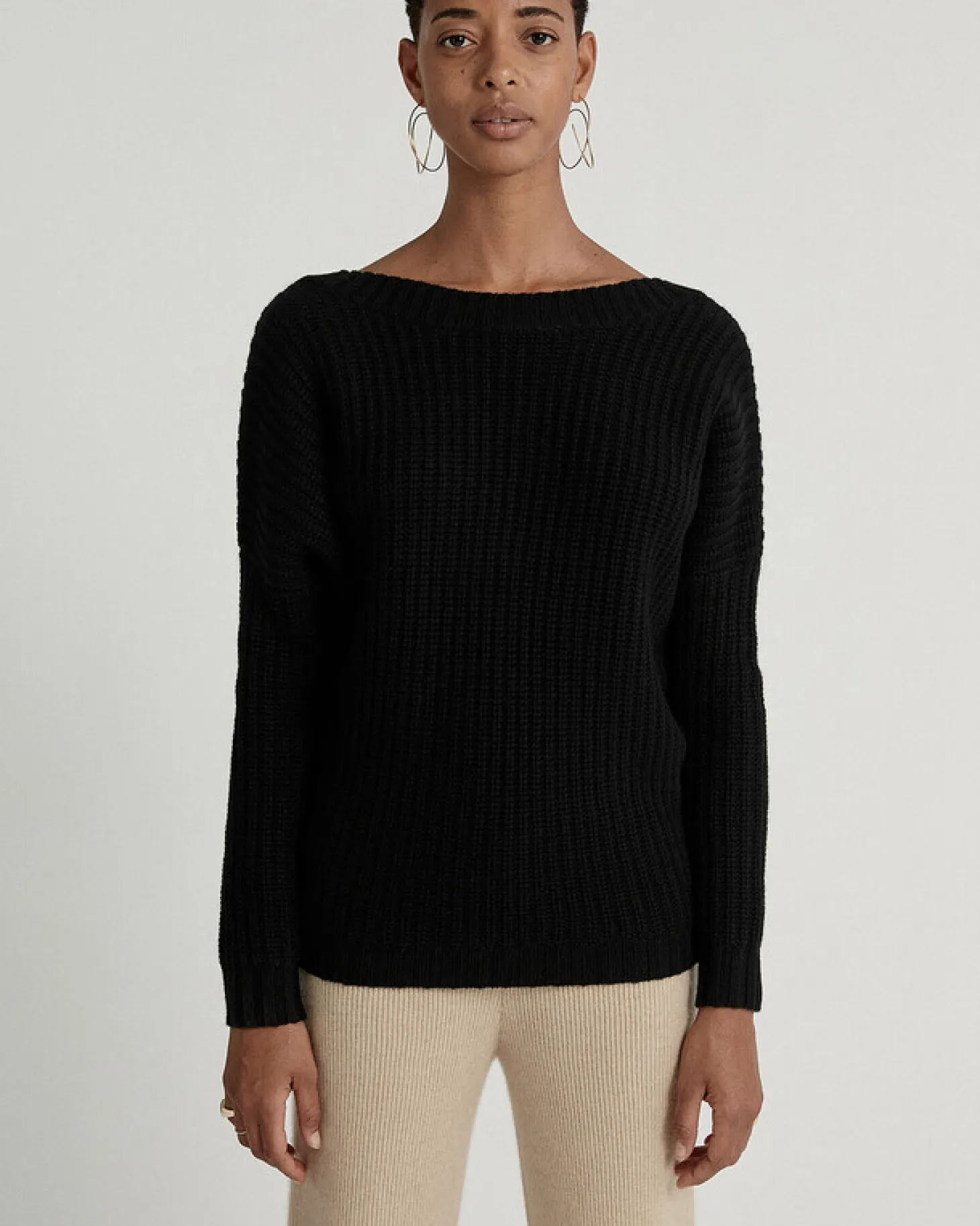 Pull Col Rond Femme Manches Longues