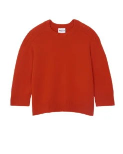 Pull Col Rond Oversize Cachemire
