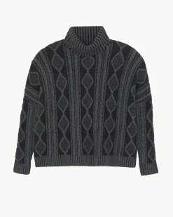 Pull Col Roule Cachemire Torsade, 4 Fils