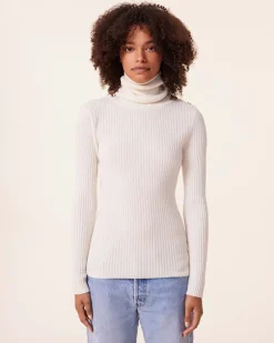 Pull Col Roule Cachemire Cotele, 2 Fils