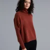 Pull Col Roule Femme