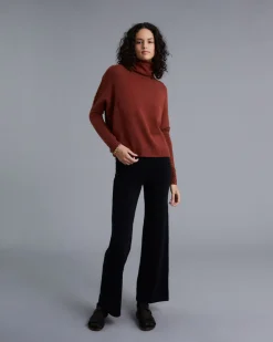 Pull Col Roule Femme